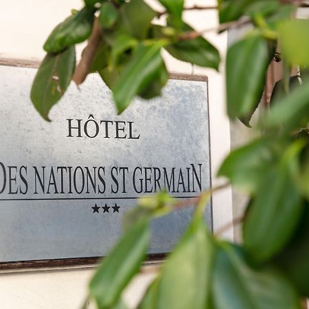 Hotel Des Nations Saint Germain Paris Bagian luar foto